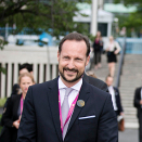 22. juni: Kronprinsen og utenriksminister Ine Eriksen Søreide er ved FNs hovedkvarter i New York. Norge lanserer sitt kandidatur til en plass i FNs sikkerhetsråd i 2021–22. Foto: Pontus Hook / NTB scanpix